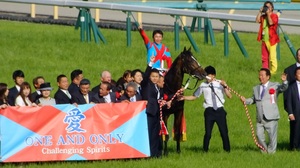 ダービー馬ワンアンドオンリー　口取り