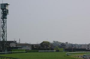 快晴の中山競馬場