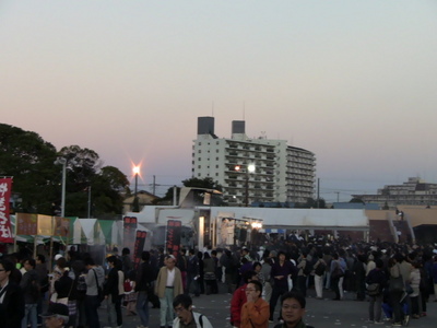 最終レース後の船橋競馬場