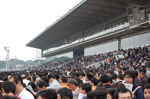 ＪＢＣスプリント前の園田競馬場