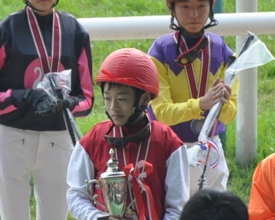 優勝した渡邉亮介君