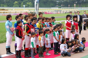 ダービー騎乗騎手勢揃い