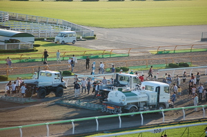 函館での馬場開放イベント