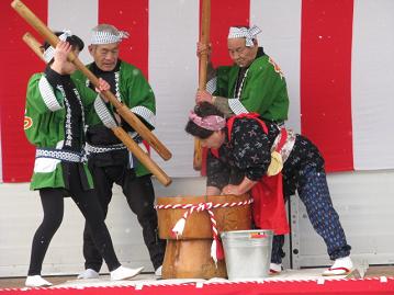 餅つき